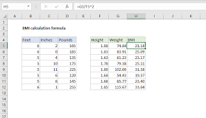 Cara paling mudah untuk kira bmi adalah dengan menggunakan kalkulator bmi seperti di bawah. Excel Formula Bmi Calculation Formula Exceljet