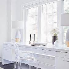 White Lacquer Desk Design Ideas