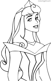 Keep your kids busy doing something fun and creative by printing out free coloring pages. Princess Aurora Portrait Coloring Page Coloringall