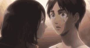 Now, i love her and all, but she is a little bit obsessed with this idea that eren requires her protection, and that she needs to repay the debt that he gained by saving her life. Mikasa Eren Gif Mikasa Eren Thank Discover Share Gifs