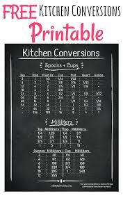 68 unbiased cooking conversion table chart