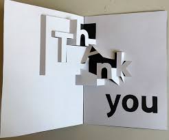 Don't just learn how to make thank you cards because it's what other businesses do. Thanks Pop Up Thank You Card You Can Print And Make Yourself Now