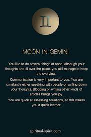 Moon In Gemini Astrology Gemini Horoscope Gemini Moon Sign Astrology