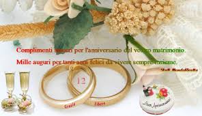 Gif buon anniversario happy anniversary joyeux anniversaire alles gute zum jahrestag feliz aniversario in gif auguri tanti e bellissimi.cartolina buon anniversario! Anniversario Di Matrimonio 12 Anni