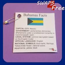 Bahamas Quick Fact Card Girl Scout Swaps For World Thinking Day Free Printable Girl Scout Swap World Thinking Day Girl Scouts