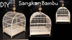 Alat untuk membuat sangkar burung adalah, ketam tangan atau mesin, gergaji belah tangan, gergaji. S13 Cara Membuat Sangkar Simpel Dan Elegan Inovasi Bambu Part 2 Youtube