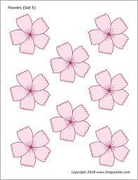 You can use paint, paper, stickers, etc to match your theme. Flowers Free Printable Templates Coloring Pages Firstpalette Com