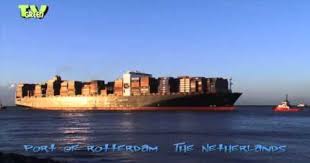 Port Of Rotterdam Mol Quartz Containership Rotterdam Port Netherlands
