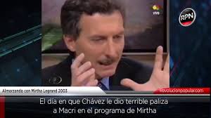 El día en que Chávez le dio terrible paliza a Macri en el programa de Mirtha