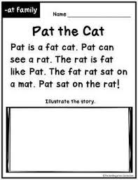 Fluency Passages For Early Readers Cvc Word By The Kindergarten Connection Teachers Pay Teachers Fluency Passages Cvc Word Families Cvc Words