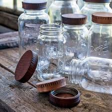 Wood Mason Jar Lids 2 Kitchen Gifts Wood Top For Canning Jars Teachers Gift Storage Display Food In Jars Food Gifts Mason Jar Lids Jar Lids Mason Jars