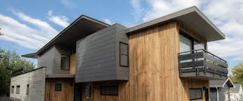 Instead of using vintagewood panels on large sections of the home above, the. Using Metal Siding On A Modern Home