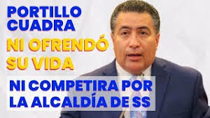 RENE PORTILLO CUADRA NI OFRENDÓ SU VIDA, NI VA COMPETIR POR LA ALCALDÍA DE  SAN SALVADOR