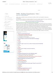 Toefl reading ibt practice test and answer key (soal reading toefl dan kunci jawabannya) 10. Soal Toefl Reading