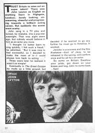 John Leyton -Fantastic photos article from Fabulous 208 Magazine 1st March  -1969 As posted