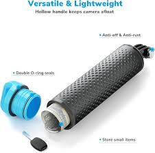 Amazon.com : Sametop Floating Handle Grip Floaty Stick Waterproof Handler  Accessory Compatible with GoPro Hero 13, 12, 11, 10, 9, 8, 7, 6, 5, 4,  Session, 3+, 3, Hero(2018), Max, DJI Osmo Action Cameras (Blue) :  Electronics