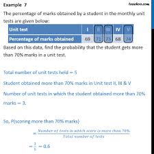 Geometry unit test math 7 b unit 1: Example 7 The Percentage Of Marks Obtained By A Student