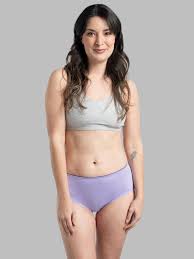 Fruit of The Loom Women's Breathable Micro-Mesh Low Rise Brief, 6 Pack, Multi-Color