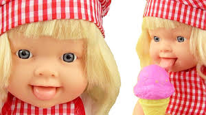 Dondurma Yalayan Oyuncak Bebek Baby Doll Licks Ice Cream Bebek Oyuncaklari Bebek Bebek Videolari
