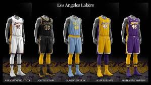 Our lakers shop offers autographed lakers basketballs, signed jerseys and more. Ranking The Nba S New Nike Designed Uniforms Basketball Uniforms Design Lakers Blue Jersey La Lakers Jersey