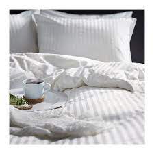 nattjasmin white quilt cover and 2 pillowcases 200x200 50x80 cm ikea bed linen design duvet covers quilt cover