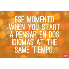 Two Languages Spanish Mini Poster Spanish Jokes Learning Spanish Funny Spanish Memes