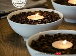 Kaffeebohnen Deko Kerzendeko Dekoration Deko