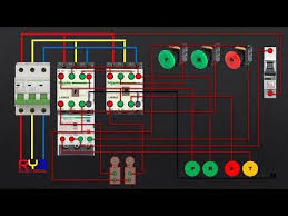 Three Phase Dol Starter Control And Power Wiring Diagram Reverse Forward With Limit Switch Youtube Electrical Jobs Light Switch Wiring Cable Tray