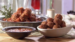 Just Wanted To Share This Delicious Recipe From Lidia Bastianich With You Buon Gusto Meatless Meatballs With Chee Lidia S Recipes Meatless Meatballs Recipes