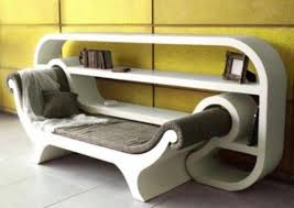 Oturmali Ilginc Kitaplik Modeli Farkli Ve Ilginc Kitaplik Tasarimlari Space Saving Furniture Unique Furniture Design Furniture For Small Spaces
