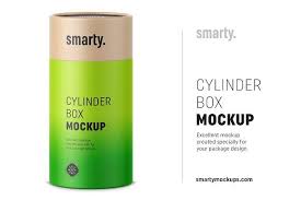 Cardbox Cylinder Box Mockup Box Mockup Packaging Mockup Mockup