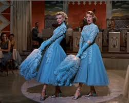With the fitted bodices and huge, pouffy skirts held out by crinolines, rosemary's. Edith Head S Dazzling Costume Designs For White Christmas Antique Trader