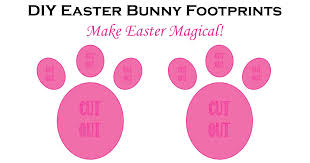 Free footprint cutouts, download free clip art, free clip … from. Make Diy Easter Bunny Footprints For Easy Easter Tradition