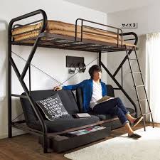 ロフトベッド 2段ベッド システムベッドはこれがいい ロフトベッドの使用感レポと100均オリジナルハンガーラック ロフトベッド セミダブル ロフトベッド システムベッド