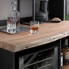 5 out of 5 stars (184) $ 628.00 free shipping favorite add to live edge cedar slab humphreycreeklumber. Morgon Live Edge Metal And Wood Wine Bar With Wine Refrigerator Wine Enthusiast