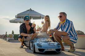 What's Norton's Porsche in Glass Onion? Baby Blue 918 Stars in Knives Out  Sequel - Bloomberg