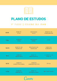Atenção neste ponto.não existe mais, n oct 17, 2017 · de acordo com o art. Cronograma De Estudos Oab Crie Seu Proprio Roteiro