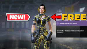 How to Get FREE Scarlett Rhodes - Gold Bullion in COD Mobile - YouTube