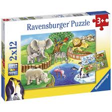 Check spelling or type a new query. Ravensburger Animals In The Zoo Puzzle 2 X 12 Piece Officeworks