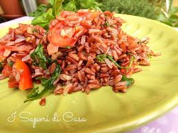 Riso Rosso Thai Alla Crudaiola Cibo Cibo Etnico Riso