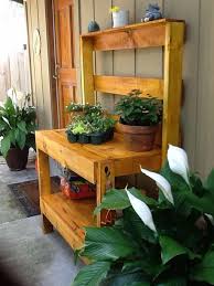 This potting bench area definitely adds a lot of character to this space. Build A Potting Bench This Spring Networx