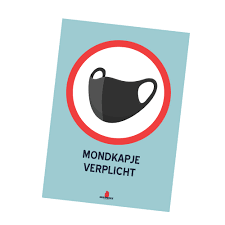 Verplicht zorgmedewerkers die geen griepprik halen om een mondmasker te dragen, zegt het mondkapje verplichten voor verpleegkundigen die niet gevaccineerd zijn, vindt ze evenmin een. Poster Mondkapje Verplicht Super Snel Geleverd Monsterprint