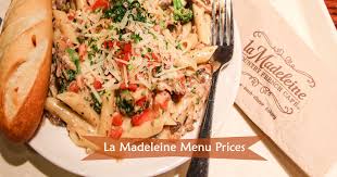 Drizzle the lemon pesto over the pasta and chicken. La Madeleine Menu Prices Breakfast Lunch Dinner Kids More