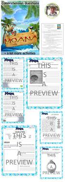 This 18 Page Film Guide With Handouts For The Classroom Accompanies The Movie Disney S Moana 20 Reading Response Journals Comprehension Questions Movie Guide