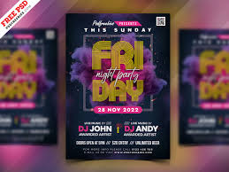 You can edit the main text via text tool, the model image you can replace via smart object, right click edit smart object in your layer menu. Friday Night Club Party Flyer Psd Psdfreebies Com