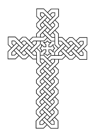 Pin By Dee Stratton On Crosses And Other Christian Symbols Cross Coloring Page Celtic Coloring Celtic Patterns