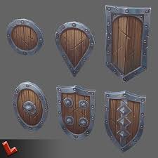 Pin On Low Poly Shields