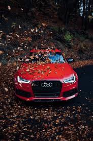 Download the perfect audi pictures. Hd Wallpaper Audi Car Front View Red Bumper Foliage Autumn Wallpaper Flare