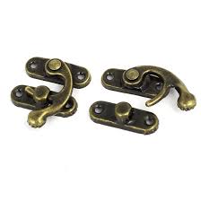 Posez un bas de porte adhésif. Sourcingmap Boite Cadeau Bijoux Bras Pivotant Droit Loquets Fermoir Toggle Ton Bronze Hasp 10pcs Quincaillerie Accessoires Pour Placards