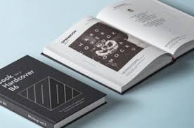 This Is A Closed And Open Hardcover Psd Book Mockup Perspective Scene To Showcase Your Designs Easily Change The Book Color Hardcover Book Books Hardcover
